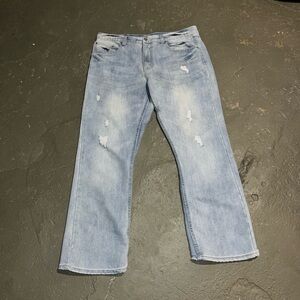 FLY paper low rise bootcut jeans